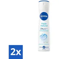 Nivea - Déodorant spray - Fresh Natural - 48 heures d'efficacité - 150 ml - Pack avantage - 2 pièces