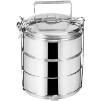 Orion Boîte à lunch en acier à 3 compartiments 3 x 1,3 l