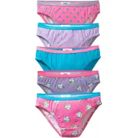 Bonprix Lot de 5 slips en coton doux et extensible