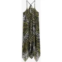 Bonprix Robe de plage longue et transparente en mousseline légère
