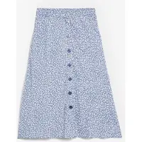 Bonprix Jupe midi en viscose avec poches