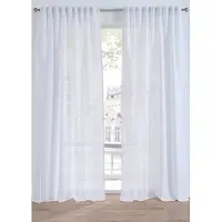 Bonprix Rideau aspect lin normal et extra large (1 pce)