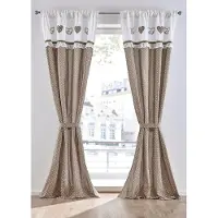 Bonprix Rideau coton avec embrasse (1 pce)