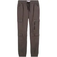 Bonprix Pantalon cargo regular 100% coton à taille élastiquée