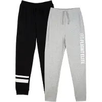 Bonprix Lot de 2 pantalons de jogging en coton mélangé doux