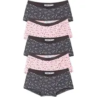 Bonprix Lot de 5 culottes en coton doux et extensible
