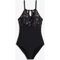Bonprix Élégant maillot 1 pièce sculptant, maintien modéré
