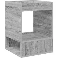 vidaXL Table D'appoint Gris Sonoma 40 X 40 X 56 Cm Bois D'ingénierie