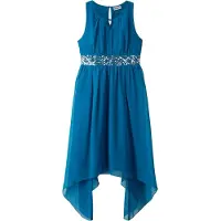 Bonprix Robe en crêpe à sequins
