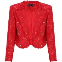 Faina Blazer rouge chiné
