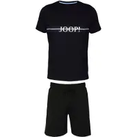 JOOP! Pyjama court bleu marine / bleu clair / noir / blanc