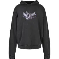 MT Sweat-shirt 'Vive la Liberte' lilas / lavande / noir / blanc