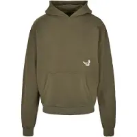 MT Sweat-shirt olive / orange foncé / blanc / coquille d'oeuf