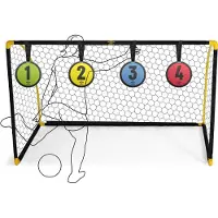 Umbro Cibles de football - 4 cibles - 21 cm - Précision de traction et temps de réaction - Vert/jaune/bleu/rouge