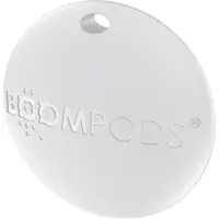 Boompods Boomtag, article, localisateur, blanc, étanche, IPX5, Find My