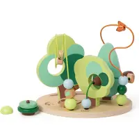 Classic World Forêt en spirale de motricité en bois, 5 pcs.