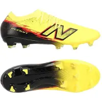 New Balance Hommes, Chaussures de football, Chaussures de Football (42), Blanc, Jaune