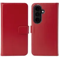 Selencia Étui portefeuille en cuir véritable Samsung Galaxy S26 Plus - Rouge