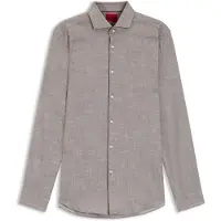 HUGO Kason 10257877 01 Long Sleeve Shirt Gris 44 Homme