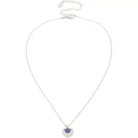 Swarovski Chaîne émeraude / argent / transparent