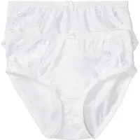 Bonprix Lot de 2 slips maxi avec dentelle