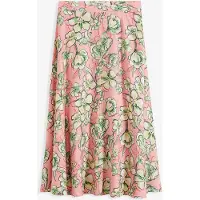 Bonprix Jupe midi fluide en viscose mélangée