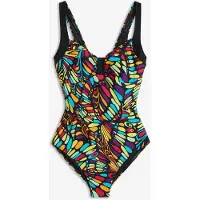Bonprix Maillot sculptant niveau 2 en polyamide recyclé
