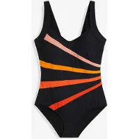 Bonprix Maillot sculptant à empiècement, maintien modéré