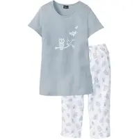 Bonprix Pyjama corsaire à manches courtes
