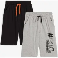 Bonprix Lot de 2 bermudas garçon