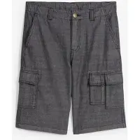Bonprix Short cargo long en chambray, Regular