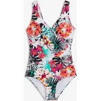 Bonprix Maillot 1 pièce sculptant effet croisé, maintien modéré