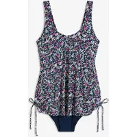 Bonprix Maillot 1 pièce froncé sur les côtés
