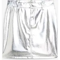 Bonprix Mini-jupe métallisée