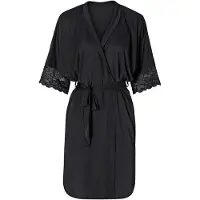 Bonprix Kimono en satin et dentelle