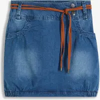 Bonprix Jupe en jean, taille mi-haute