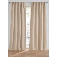 Bonprix Rideau occultant texturé avec dos de même couleur (1 pce)