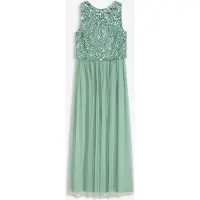 Bonprix Robe longue avec haut brodé de sequins