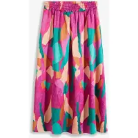 Bonprix Jupe en satin imprimée