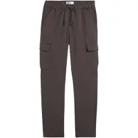 Bonprix Pantalon cargo 100% coton, coupe droite et loose