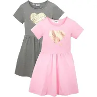 Bonprix Lot de 2 robes en jersey 100% coton