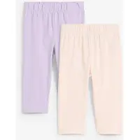 Bonprix Lot de 2 leggings corsaire en coton mélangé extensible