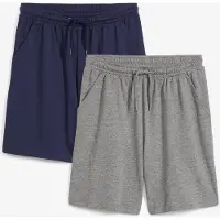 Bonprix Lot de 2 shorts en jersey