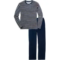 Bonprix Pyjama en velours doux à manches longues
