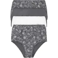 Bonprix Lot de 4 slips taille haute confortables en coton