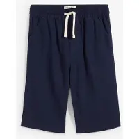 Bonprix Short Regular à taille élastiquée en lin mélangé léger
