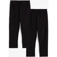 Bonprix Lot de 2 leggings 3/4 en coton extensible