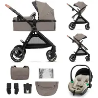 Kinderkraft Poussette 3en1 Esme Pro / Poussette combinée, :Sand Beige