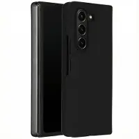 Accezz Coque Liquid Silicone Samsung Galaxy Z Fold 5 - Noir