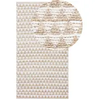 Beliani Glianis Dvajan en jute 80 x 150 cm beige couleur TUNCELI (150 x 80 cm)